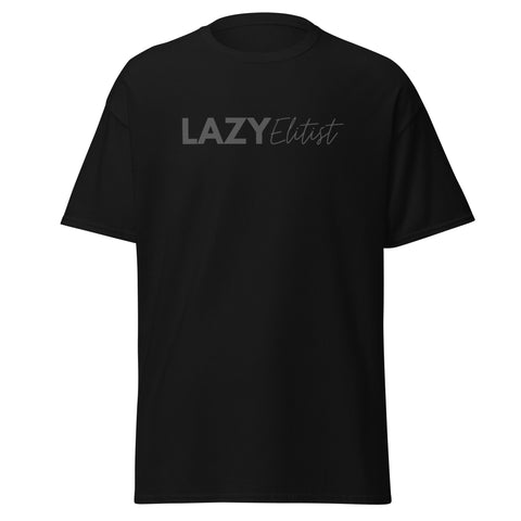 Lazy Elitist Tee (Blackout)